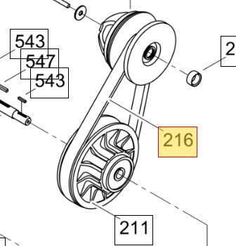 V-ремень CRT   5000164942 2989